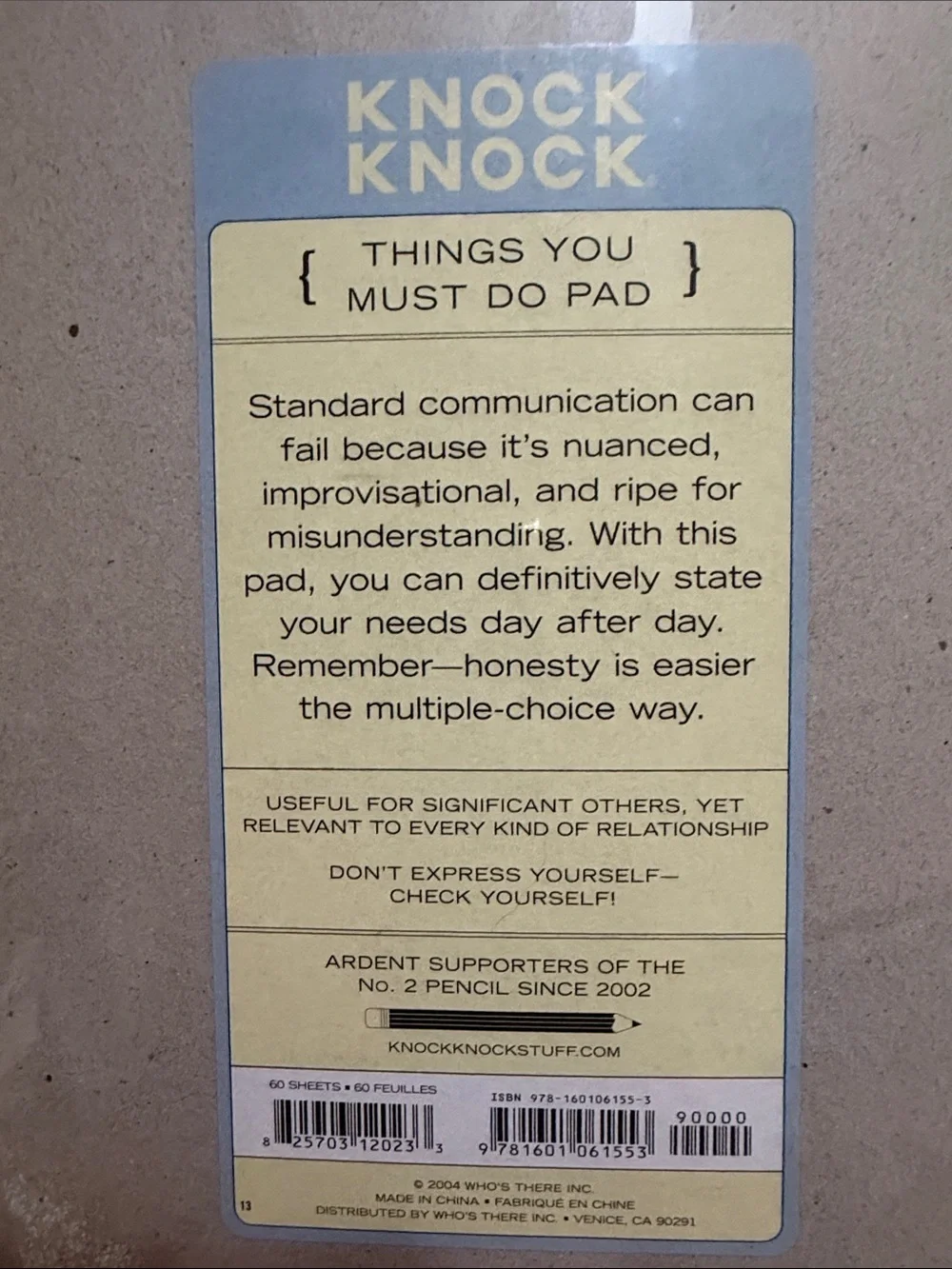 Things You Must Do To Make Me Happy Large Checklist Notepad 9”x6”